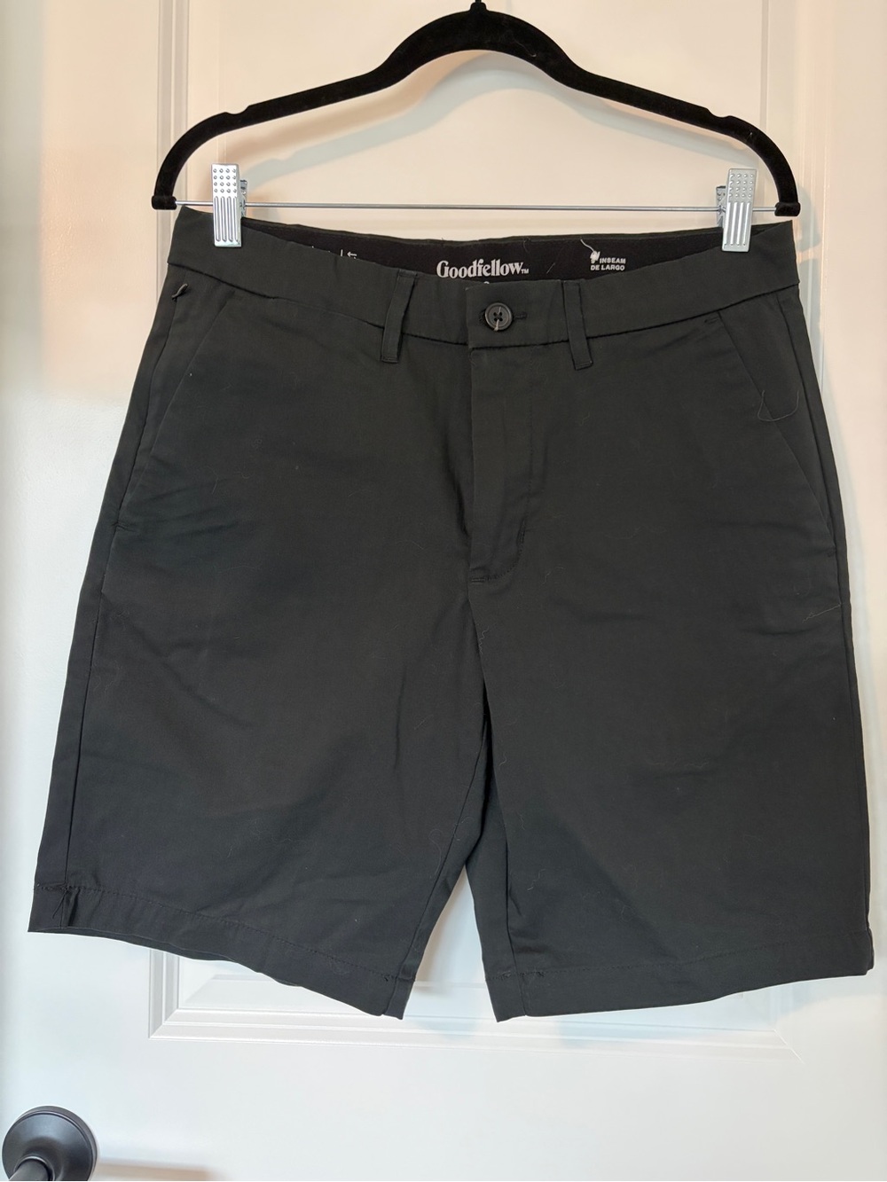 Goodfellow & Co Men's Black Flat Front Shorts
